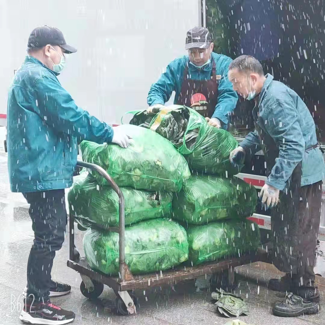 朝陽人無懼雨雪保供應(yīng)